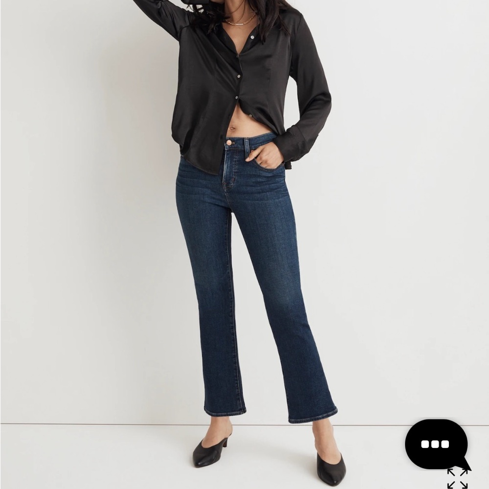 Madewell Kickout Crop Jeans in Colleton Wash